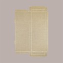10 Pz Scatola Cartoncino Liscio Avana Porta Salmone Trancio 700x250H40mm [49196b3b]