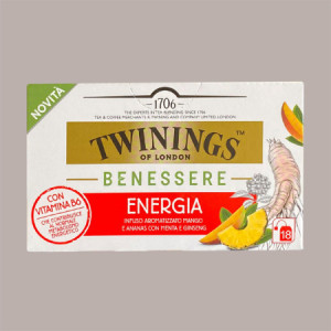 18 Filtri Tisana Infuso Benessere Energia con Vitamina B6 Twinings