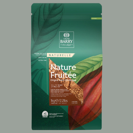 1 Kg Cacao Magro Beige in Polvere 100% Nature Fruitèè 10-12% Biologico Santo Domingo Barry [c8d15dcd]