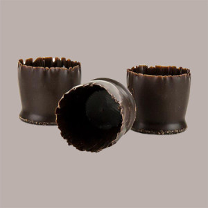 90 Pz Mini Bicchieri Snobinettes al Cioccolato Fondente Callebaut [1f661e46]