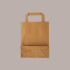 50 Pz Borsa Shoppers Carta Avana Eco 100 gr Manico Pattina 22+10x30cm [5c61895f]