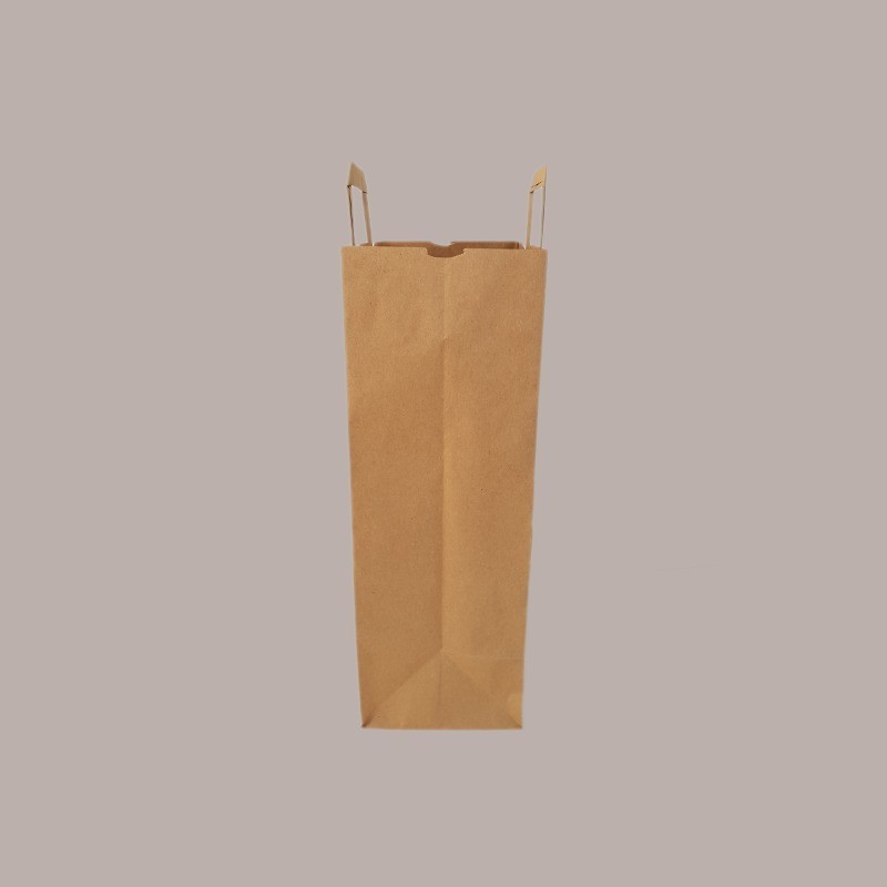 50 Pz Borsa Shoppers Carta Avana Eco 110 gr Manico Pattina 45+15x49cm [8d15ba81]