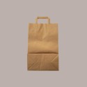 50 Pz Borsa Shoppers Carta Avana Eco 110 gr Manico Pattina 45+15x49cm [5433f98c]