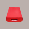 5 Pz Cesto per Confezioni Regalo Natalizie in Carta Rossa Effetto Pelle Maxi Rettangolare 520x410H135mm [468ed1fc]