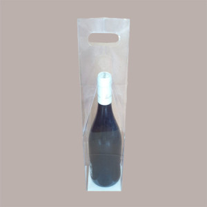 10 Pz Scatola per Confezione Regalo Porta 1 Bottiglia Olio Vino in Plastica Trasparente con Maniglia 90x90H430mm [7a06f4e7]