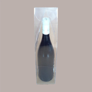 10 Pz Scatola per Confezione Regalo Porta 1 Bottiglia Olio Vino in Plastica Trasparente 90x90H370mm [f3f39de5]