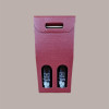 10 Pz Scatola Confezione Regalo Porta 2 Bottiglie Olio Vino in Carta Grafica Seta Bordeaux 180x90H385mm [993178c0]