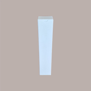 10 Pz Scatola per Confezione Regalo Porta 1 Bottiglia  Olio 0,50 L in Carta Seta Bianco Petit 65x65H320mm [2c8722a6]