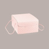 5 Pz Scatola per Confezioni Regalo Porta Colomba di Pasqua 750g in Carta Rosa Segreto con Cordini 225x295H130mm [6fdb0cef]