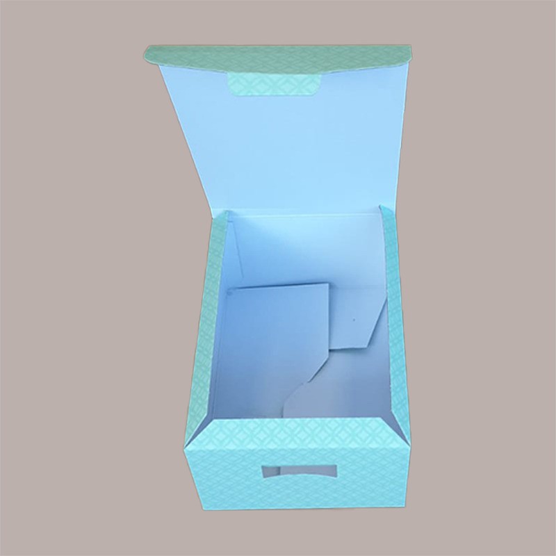5 Pz Scatola per Confezioni Regalo Porta Colomba di Pasqua1000g in Carta Verde Segreto con Cordini 235x335H140mm [72d06846]