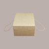 5 Pz Scatola per Confezioni Regalo Porta Colomba di Pasqua1000g in Carta Avana Segreto con Cordini 235x335H140mm [cb941841]