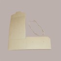 5 Pz Scatola per Confezioni Regalo Porta Colomba di Pasqua 750g in Carta Avana Segreto con Cordini 225x295H130mm [d96d2096]