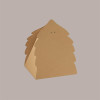 5 Pz Scatola per Confezione Regalo Porta Panettone Pandoro in Cartoncino Onda Avana a Forma di Albero 345x300H335mm [61d19776]
