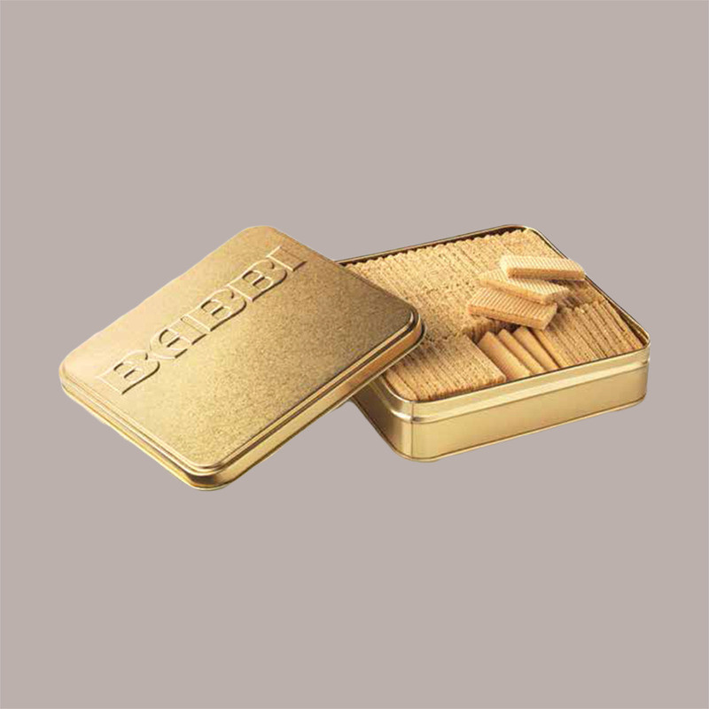 Waferini al Gusto di Nocciola Scatola Regalo in Latta Oro da 190g BABBI [0204b4c7]