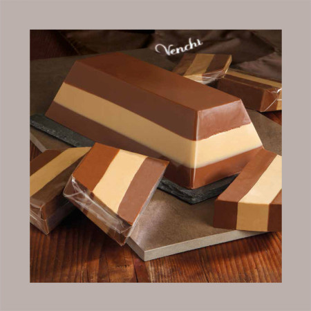 2 Kg Blocco di Cremino Bigusto da Taglio Cioccolato VENCHI [c0265212]