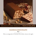2 Kg Blocco da Taglio Gianduia con Nocciole Piemonte IGP VENCHI [1759a01c]
