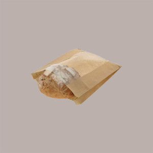 10 Kg Sacchetto Carta Bianco Kraft 14x31 per Alimenti Pizza Pane