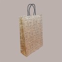20 Pz Shopper Carta Marrone Words Manico Cordino 190x90H250 [1b33a3b3]