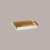 10 Scatola Porta Cioccolatini Carta Oro Effetto Pelle 75x145H35mm [2bcbc341]