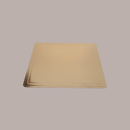 Sottotorta Vassoio Cartone Rettangolare Oro-Nero Microtriplo 40x50cm - Confezione da 5 pz - [429ce5d9]