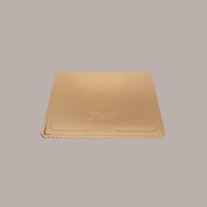 Sottotorta Vassoio Cartone Rettangolare Oro-Nero Microtriplo 30x40cm - Confezione da 10 pz - [d2954c01]