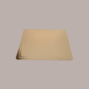Sottotorta Vassoio Cartone Rettangolare Oro-Nero Microtriplo 30x40cm - Confezione da 10 pz - [7330e88c]