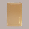 Sottotorta Vassoio Cartone Rettangolare Oro-Nero Microtriplo 16x30cm - Confezione da 10 pz - [0fe0b981]