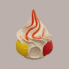 Cono Gelato Gigante Getta Carte Cestino in Vetroresina Base + Testa H164cm [88d4457c]