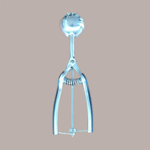 Porzionatore a Molla per Palline Gelato in Acciaio Dm44mm Martellato [b915c554]