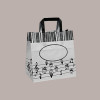 Borsa Shoppers Carta per Vaschette Gelato Grafica Black&White 26+17H27cm - 200 pezzi - [2fb1ebb8]
