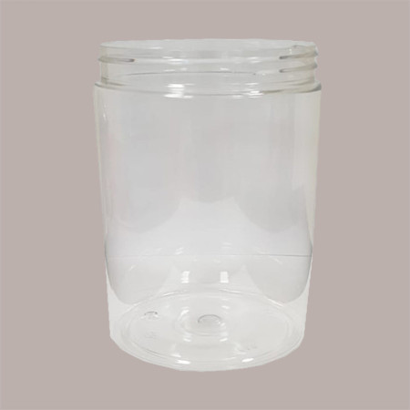 Barattolo Vaso in Pet Neutro Trasparente Ideale per Gelato 300 Ml - 10 pezzi - [147f72a8]