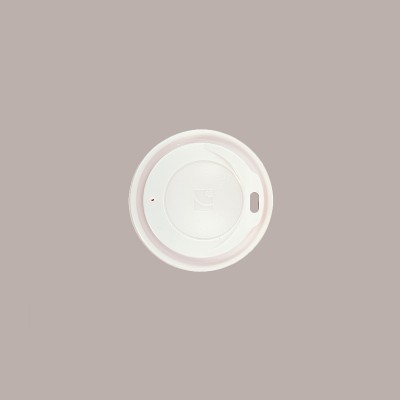 100 Pz Coperchio Plastica Beccuccio Bianco 90mm Bicchieri 12oz [0dc6492c]