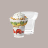 Bicchiere Svasato in PS Trasparente ideale per Yogurt Dessert GO-YO 100cc - 50 pezzi - [c0534b38]