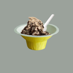 Coppetta Yogurt Gelato in Carta Compostabile Bio Salmone Go-Yo 150cc - 50 pezzi - [52988395]