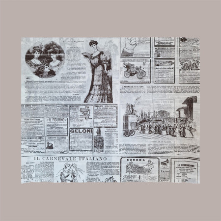 1000 Foglio Carta Antiunto Antigrasso Grafica Giornale 31x37,5 cm [4ec00374]