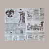 1000 Foglio Carta Antiunto Antigrasso Grafica Giornale 31x37,5 cm [92b60767]
