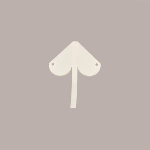 20 Pz Cuore in Scatola Seta Bianco Ideale per contenere Confetti 65x15x85mm [67d4fa28]