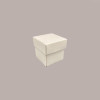 10 Pz Scatola in Carta Seta Bianco con Coperchio Ideale per Piccoli Articoli Regalo 50x50x50mm [afc54037]