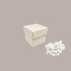 10 Pz Scatola in Carta Seta Bianco con Coperchio Ideale per Piccoli Articoli Regalo 50x50x50mm [c4ae8520]