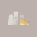 20 Pz Scatola con Cordino Ideale per Piccoli Articoli Regalo Carta Bianca Grafica Colomba 50x50x50mm [85440f8c]