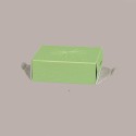 5 Pz Scatola Porta Uovo Cioccolato con Fondo in Carta Verde Golosa con Finestra Trasparente 250x250x370 mm [2035b154]