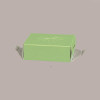 5 Pz Scatola Porta Uovo Cioccolato con Fondo in Carta Verde Golosa con Finestra Trasparente 250x250x370 mm [2035b154]