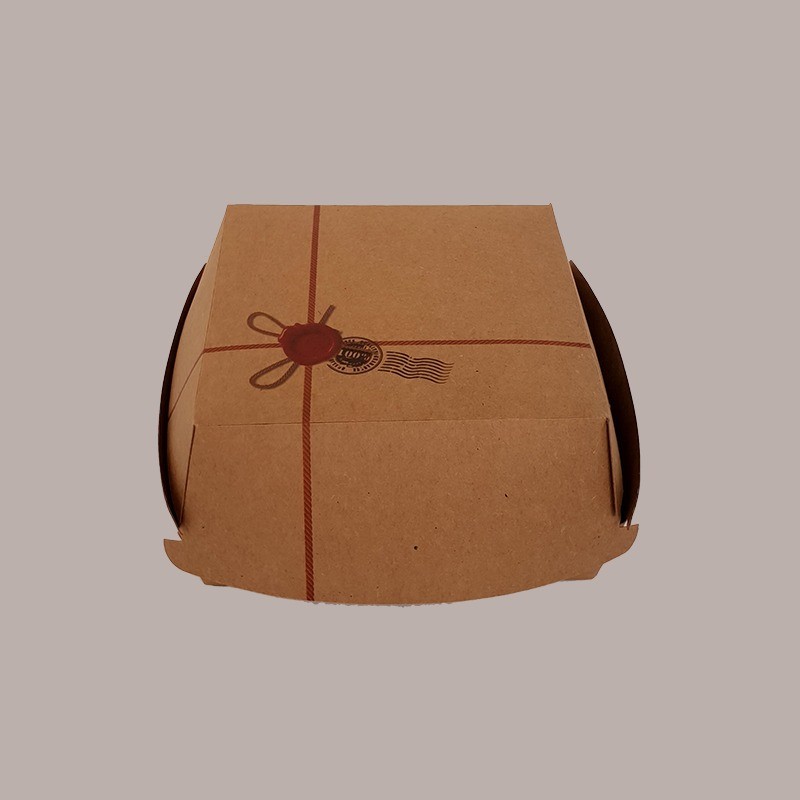 100 Pz Porta Panino Carta Medio Avana 120x120h70 Ceralacca [98746711]