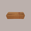 40 Pz Box Contenitore Gigante in Carta Avana per Fast Food 300x165H70mm [20404974]