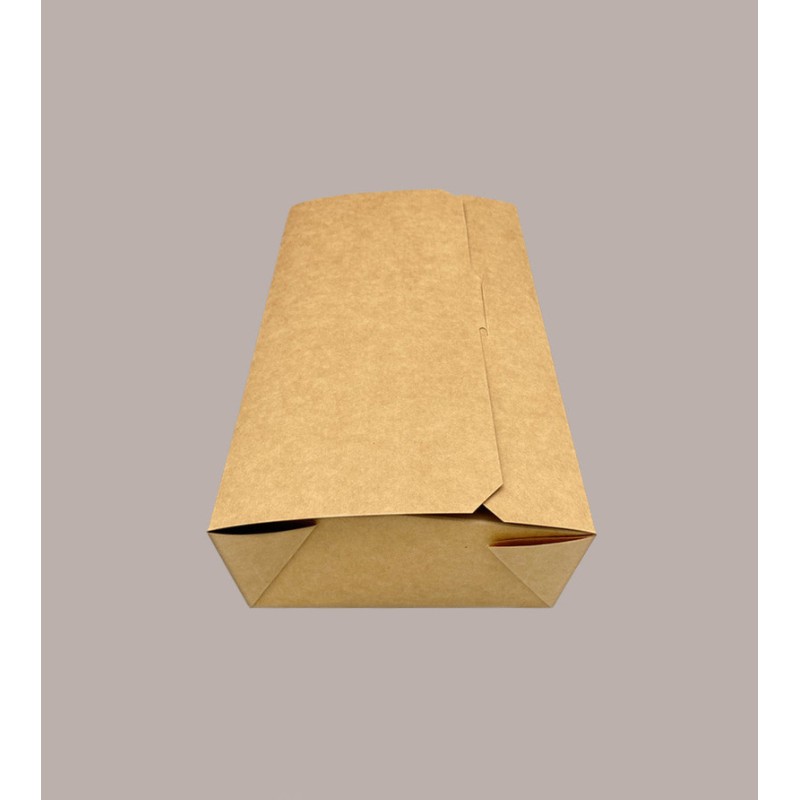 40 Pz Box Contenitore Gigante in Carta Avana per Fast Food 300x165H70mm [1e72d921]