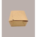 60 Pz Box Contenitore Grande in Carta Avana per Fast Food 195x140H45mm [4a339765]