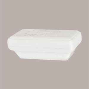 60 pz Vaschetta Box Termico per Gelato 350g in Polistirolo 100% Riciclato Bianco Re-Maxigel [e1df975f]