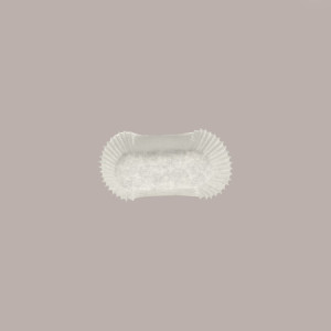 2000 Pirottino Carta Bianco Ovale Nr 2 25x50mm Paste Mignon