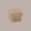 10 Pz Scatola in Carta Avana con Coperchio Ideale per Piccoli Articoli Regalo 50x50x50mm [a649a1d3]