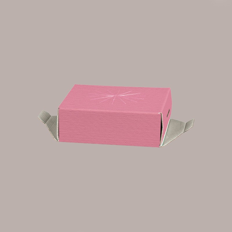 5 Pz Scatola Porta Uovo Cioccolato con Fondo in Carta Fucsia Golosa con Finestra Trasparente 180x180x290 mm [27e0e1b3]